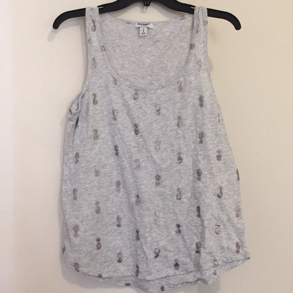 Old Navy Pineapple Tank Top - Picture 1 of 5